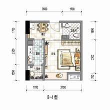 泰华锦城2期1室38.00平户型