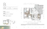 朗拾交子花园1期 4室2厅2卫 128.00平米
