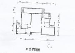 北大资源颐和翡翠府3室2厅2卫115.00平户型