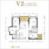 恒大林溪郡 3室2厅2卫 116.00平米