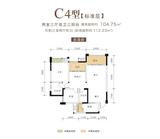 东麓驿境4期睎嶺 2室3厅2卫 104.75平米
