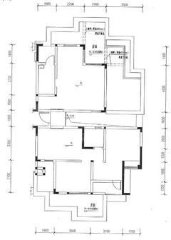 华宇西城雅郡2室2厅1卫111.00平户型