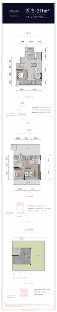 德信·麓湖云庄1期213.00平户型