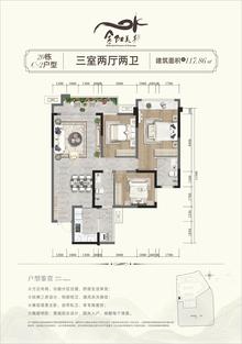 金阳美景三期1室117.86平户型