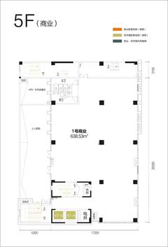 华霖金贸商厦1期638.53平户型