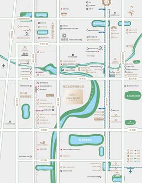 天沐锦江广场1期区位图