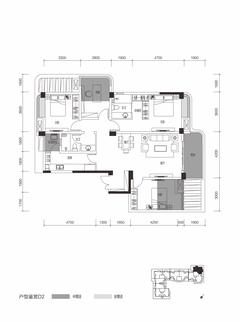 檀香山公园里4室2厅2卫139.39平户型