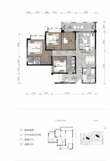 科华云上花园1期 4室2厅2卫 134.00平米