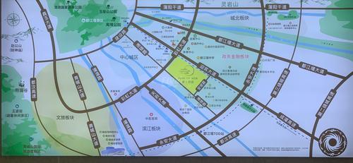 堰上明珠1期区位图