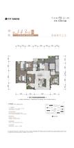 保利花照天珺小区1期4室2厅3卫143.00平户型