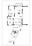 御嘉花苑1期3室2厅2卫111.05平户型