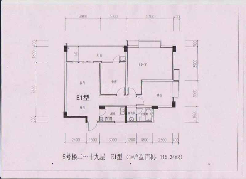 5号楼2-19层1号