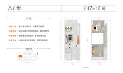 天沐锦江广场1期47.00平户型