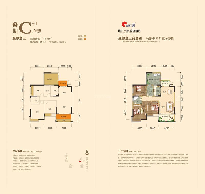 瀚城国际3期C+1户型