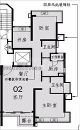 i-都会S 3室2厅2卫 89.90平米