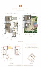 源滩城1期 3室2厅3卫 113.00平米