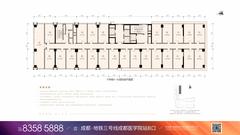 置富时代中心1期1室42.14平户型