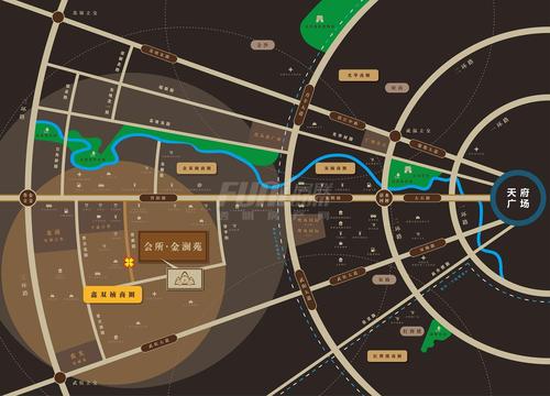 会所金澜苑区位图