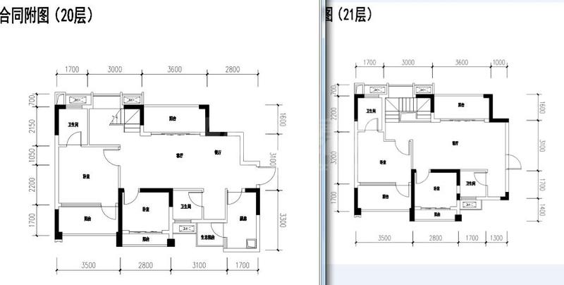 1栋1单元20层4号