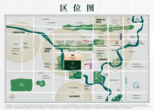 锦樾河畔小区1期区位图