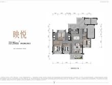 鹭湾锦上映小区1期4室2厅2卫126.00平户型