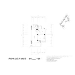 君雁金梧桐2室2厅1卫84.55平户型