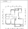电建地产洺悦玺小区2期4室2厅2卫170.35平户型