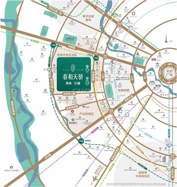 春和天骄花园1期区位图