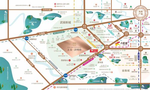 正荣润锦府1期区位图