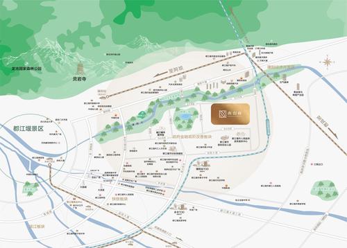 南山府1期区位图