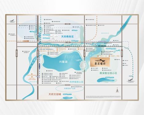 鹿溪名邸1期区位图