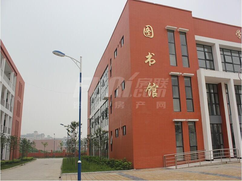 金堂中学实景图（项目斜对面30米）