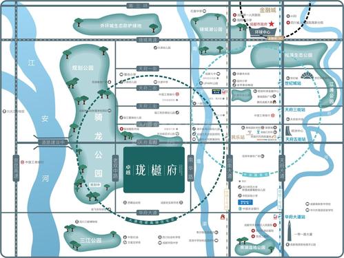 珑樾府1期区位图