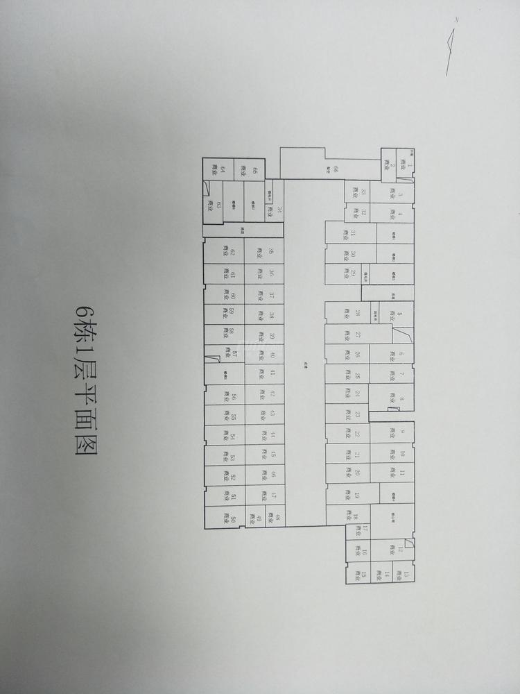 6号楼1层平面图