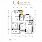 恒大林溪郡 3室2厅2卫 116.00平米
