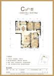 远雄风华园3室2厅2卫137.04平户型