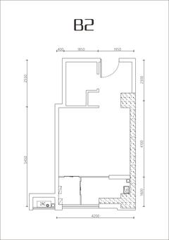 嘉祥瑞庭南城45.00平户型