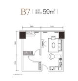 华庭悦璟二期  59.00平米