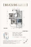 （红树湾三期）轻奢公馆2室2厅1卫72.99平户型