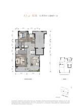 桂语麓境花园1期 3室2厅1卫 89.00平米