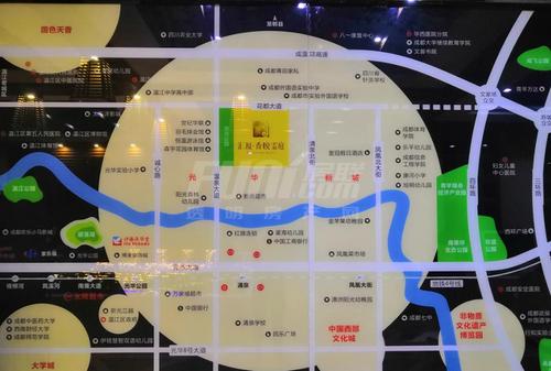 香悦云庭1期区位图