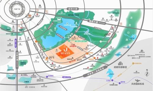 国信璟悦府1期区位图
