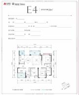京汉新城·悦隽风华1期 4室2厅2卫 126.00平米