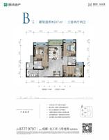 三室两厅两卫（B户型）