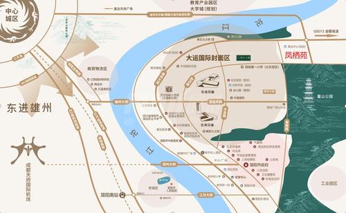 凤栖苑1期区位图