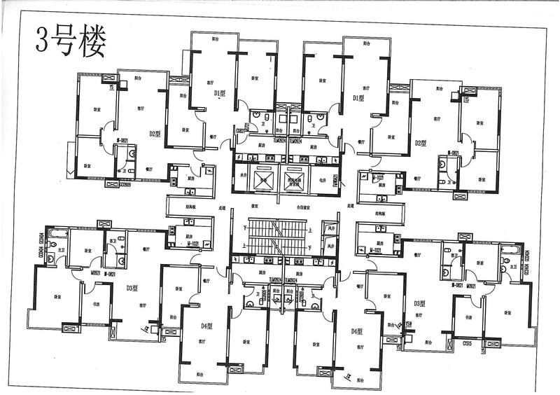 3号楼1号D3十八-二十楼