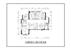 鑫耀美泉悦府2期4室2厅2卫114.31平户型