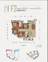 铂悦郡1期 4室2厅2卫 120.62平米