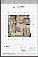 花样年香门第1期 4室2厅2卫 125.73平米