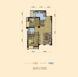 东湖郡 2室2厅1卫 67.28平米